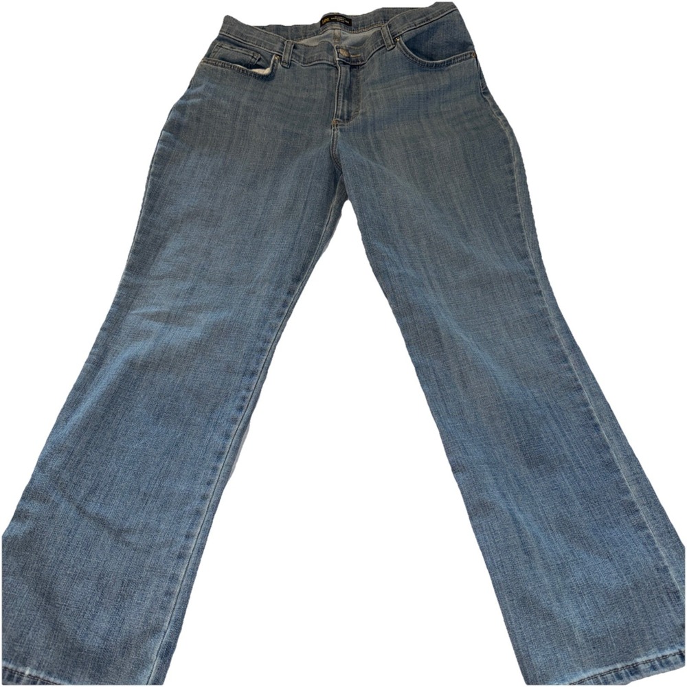Lee Straight Leg Relaxed Fit Mid Rise Women's Jeans Size 12 (w30)